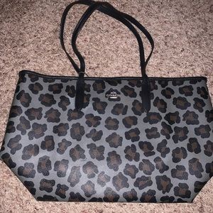 Coach Leopard Tote